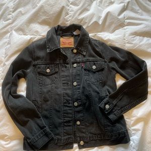 Black denim levis jacket, have say outgrown but was my favourite jacket